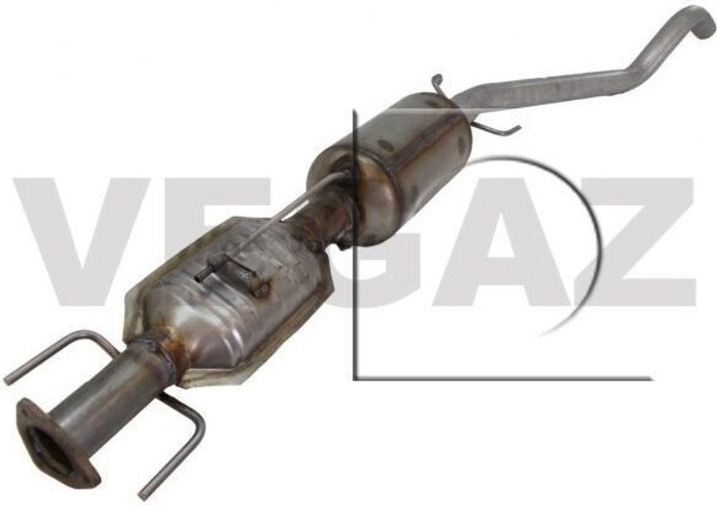 VEGAZ OK-324 Dieselpartikelfilter DPF für OPEL Astra H Schrägheck (A04) Euro 4 Abgasanlage Diesel