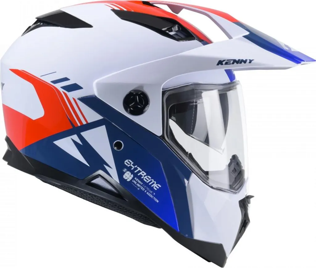 Casque polyvalent pour voyager en Trail Kenny Dual Adventure Patriot XS