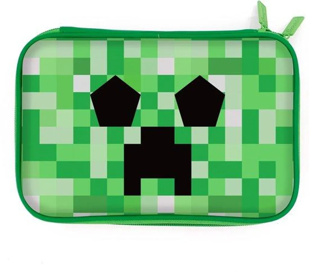 Grande trousse à compartiments vert - Stop au désordre dans le cartable