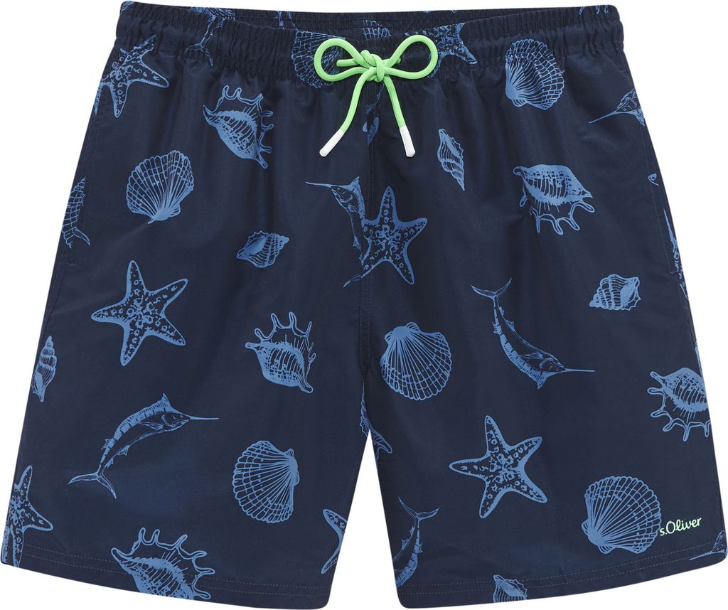 s.Oliver Badeshorts marine bedruckt Größe XL