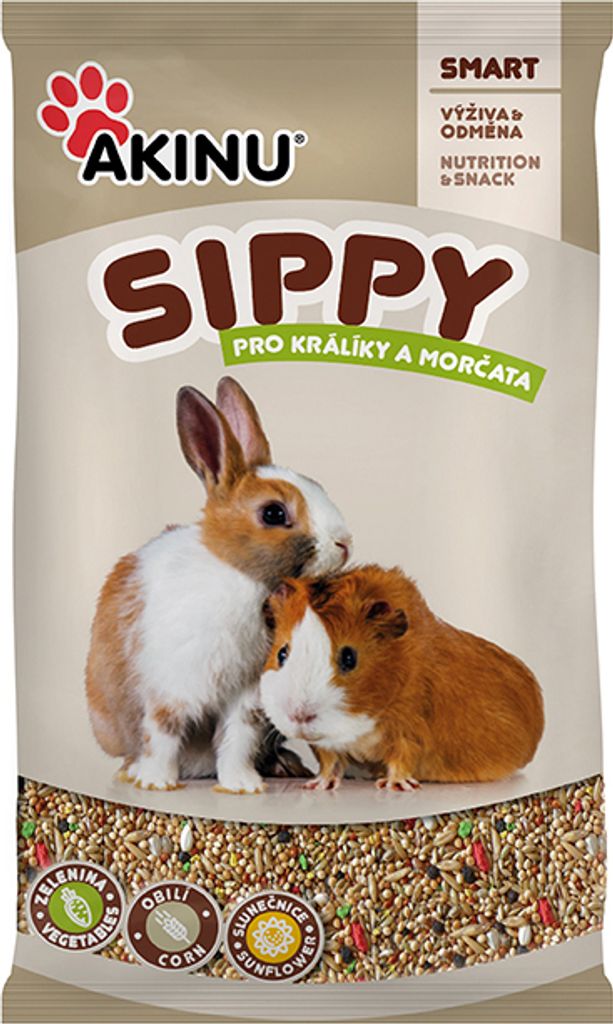Akinu SIPPY DELUXE Krmivo pro králíky a morčata 400 g Obrázek produktu 