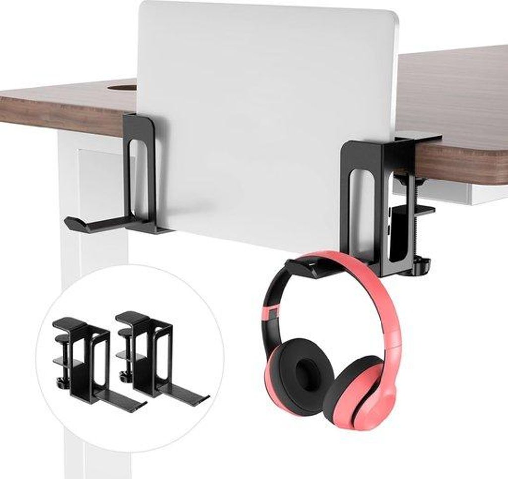 Schwarzer Büro-Organizer 2-teilig, metall, platzsparend