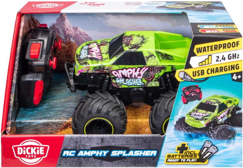 Dickie ferngesteuertes Fahrzeug Auto Go Crazy RC Amphy Produktbild 