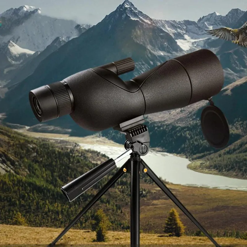 Longue-vue pour voir les détails au loin avec zoom 25-75x60 mm IPX4 beige