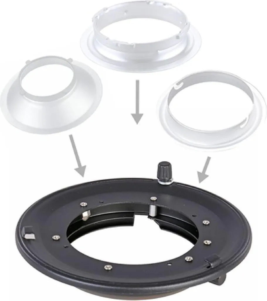 Adaptateur DBBW-EX Falcon Eyes pour Accessoires Flash Bowens S-Type - 4