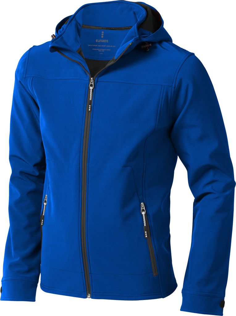 Elevate Herren Langley Softshell Jacke PF1907 (XL) (Blau)
