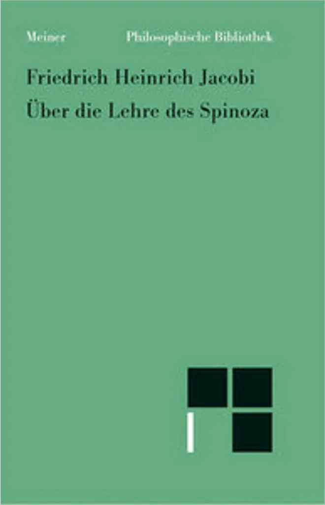 Comprendre Spinoza avec les lettres de Jacobi à Moses Mendelssohn Vol
