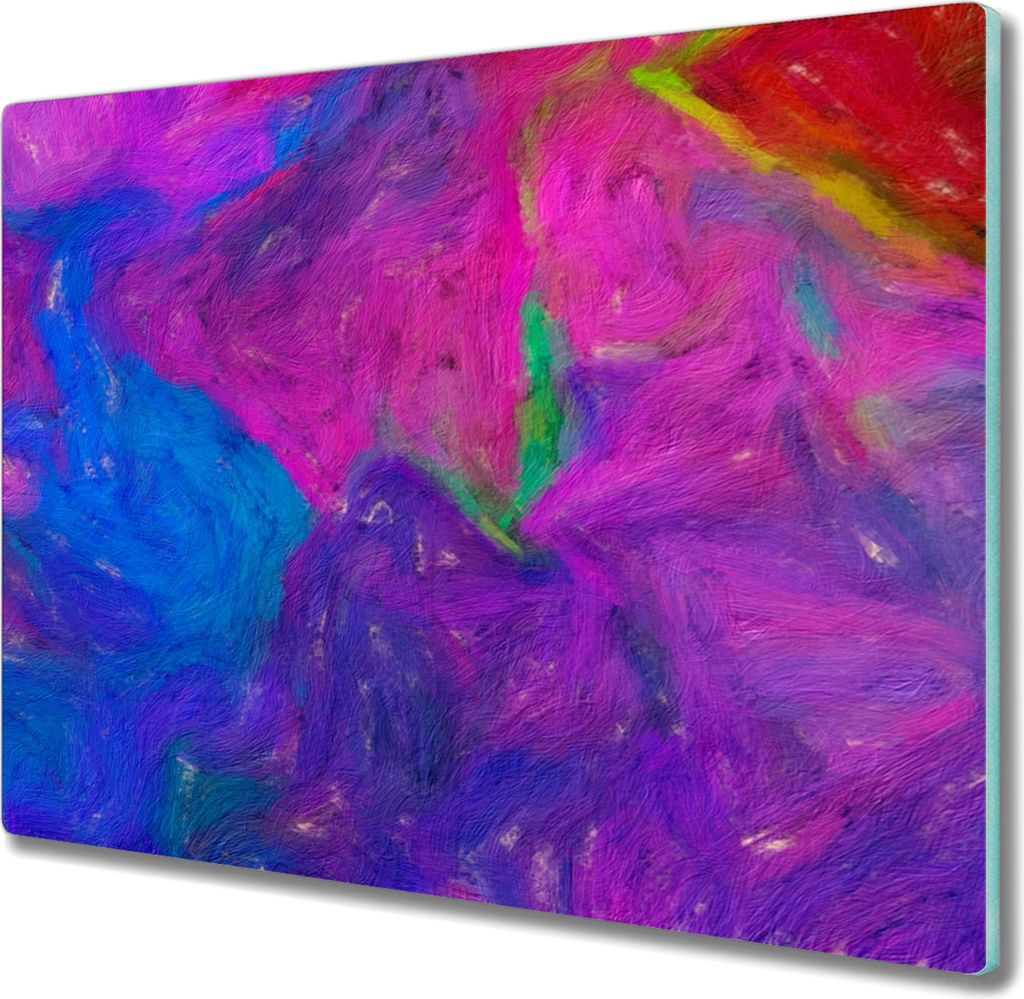 Coloray Hackbrett Kochplattenabdeckung Herdabdeckplatte 60x52 cm Schneidebrett Küchenbrett - lila Zusammenfassung
