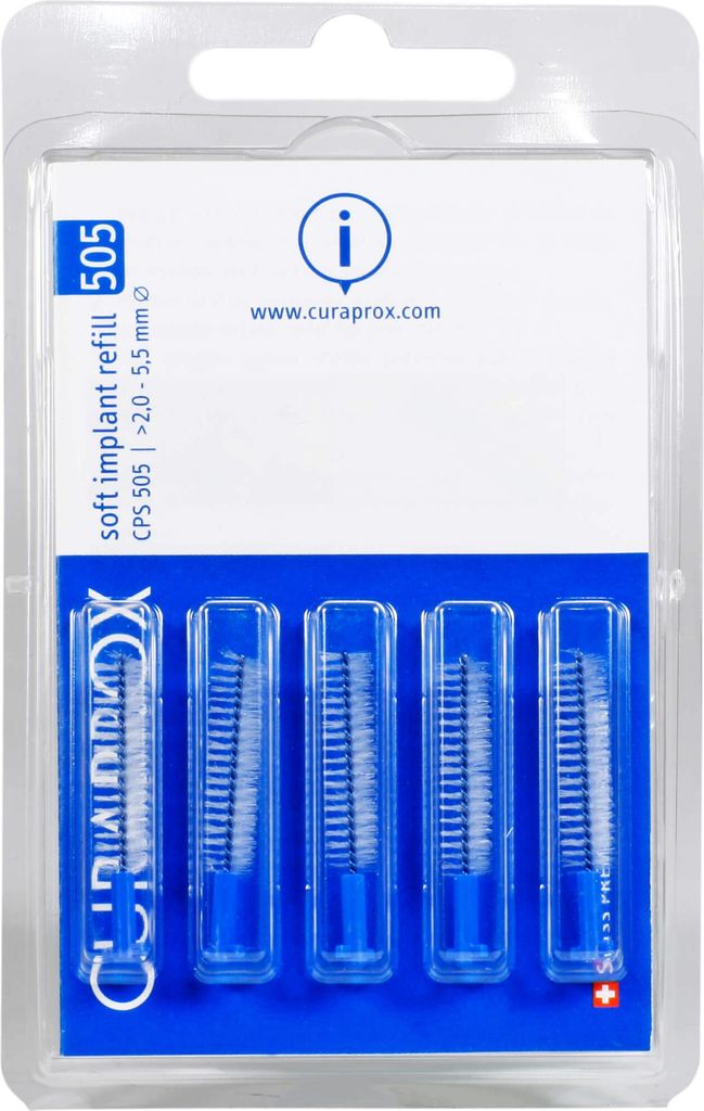 Curaprox soft implant 505 2-5,5mm, 5 St. Interdentalbürsten