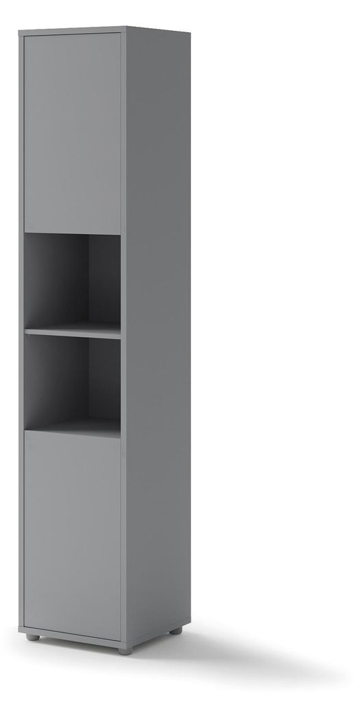Beischrank BC-08 Grau LENART BED CONCEPT Regal Hochschrank Zusatz