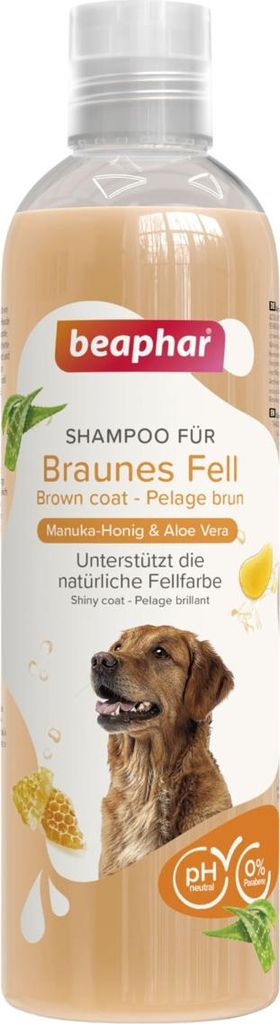 Beaphar Shampoo für braunes Fell 250 ml Produktbild 