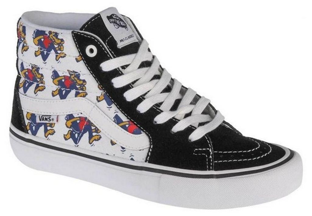 Vans - Damen Sneaker "Sk8 Hi Pro", Wolf PP6482 (38 EU) (Schwarz/Weiß)