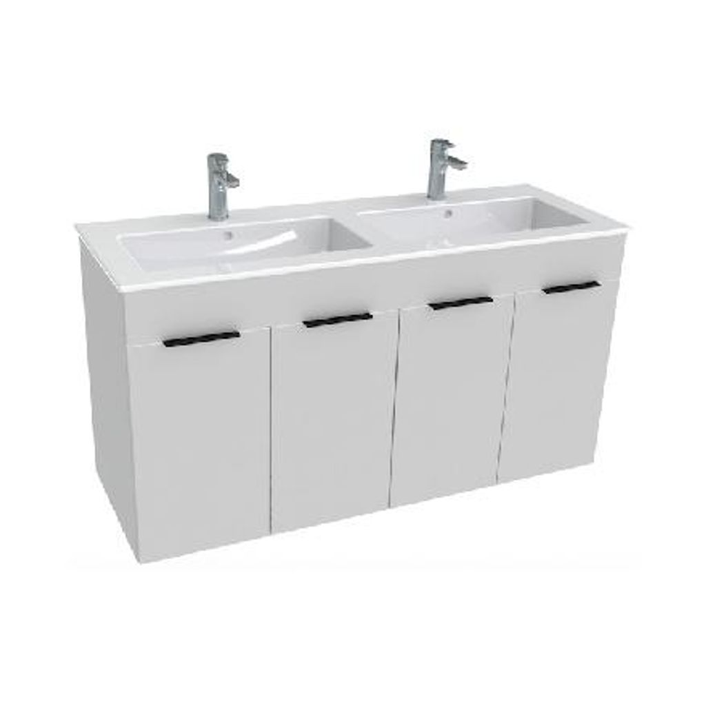 Jika Cube - Unterschrank mit Doppelwaschbecken, Produktbild 