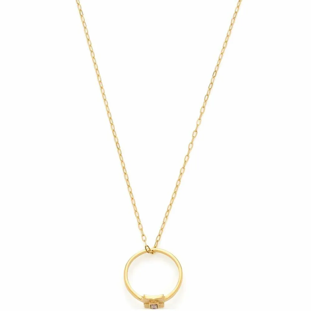 Collier Leonardo Leda Ciao acier inoxydable doré : fini le ternissement
