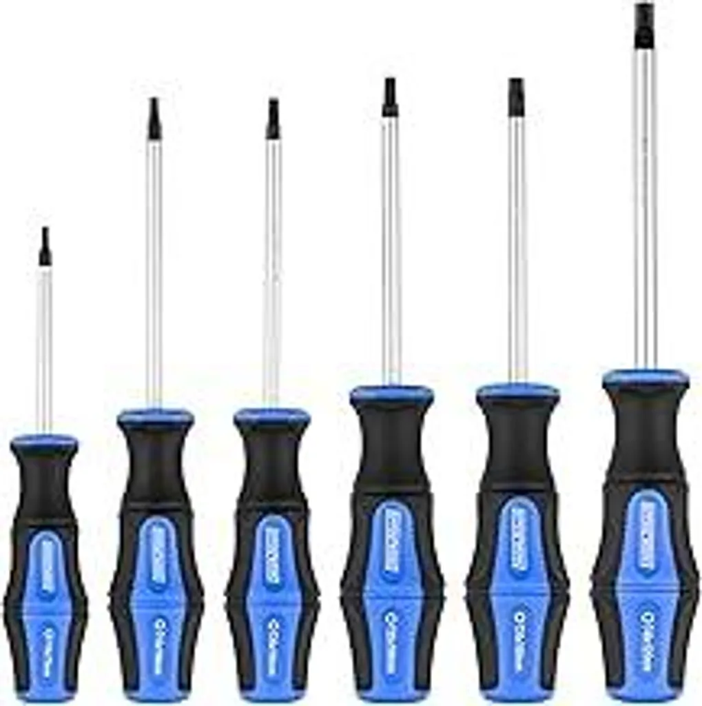 Assortimento Giraviti Torx Industriali S2 Magnetici T10-T40