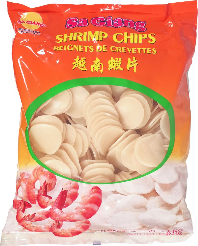 Chipsy krewetkowe do smażenia 1kg - Sa Giang Zdjęcie produktu 4