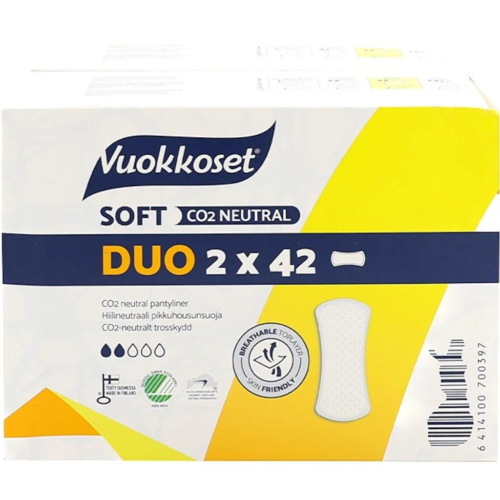 Vuokkoset Salvaslip Ipoallergenici 84 pz | Senza Profumo e Cloro