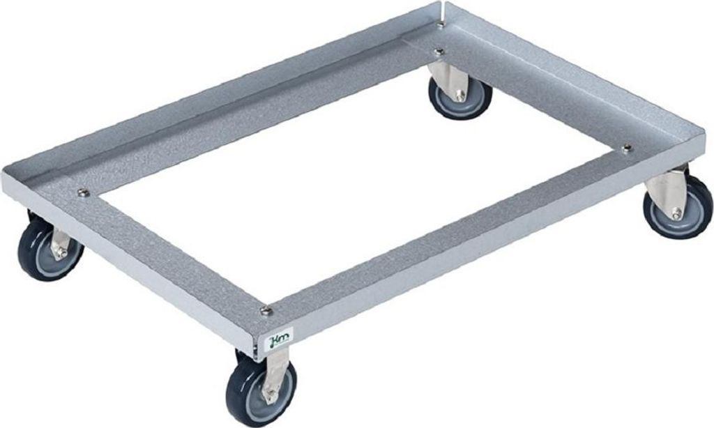 Kistenroller Transportroller für 600 x 400 mm Behälter, 616x416x128 mm