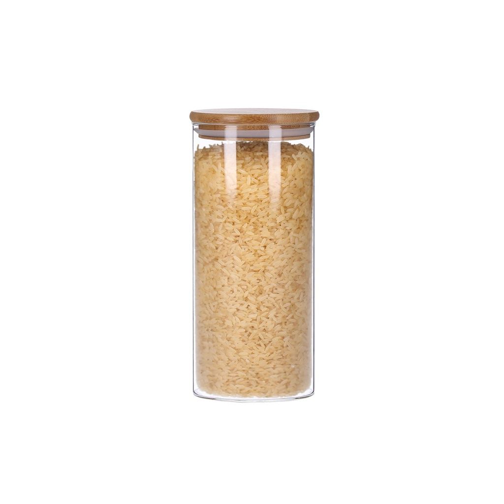 4er Set Vorratsglas mit Bambusdeckel und 8 Kreidetafel- Produktbild 3