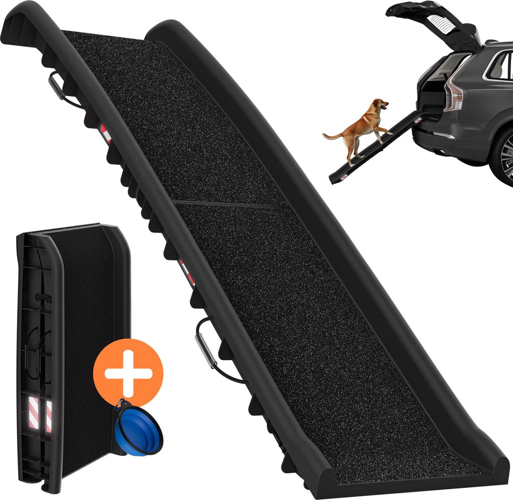 CADOCA® Rampe pliable pour chiens avec Réflecteurs Escalier Image du produit 