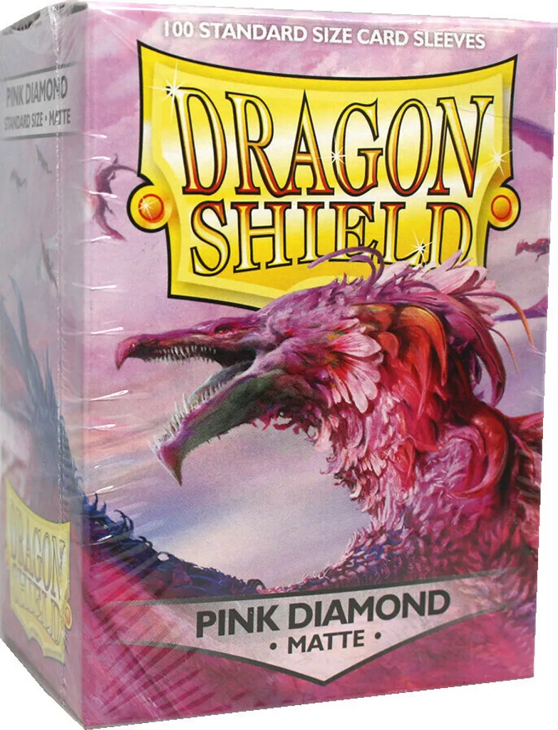 Sleeves Dragon Shield Matte Pink Diamond - 500 Pochettes Ultra Robustes
