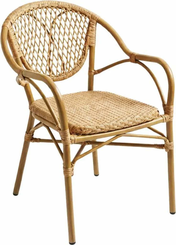Fauteuil de terrasse NATUREA pour repas extérieur et détente jardin