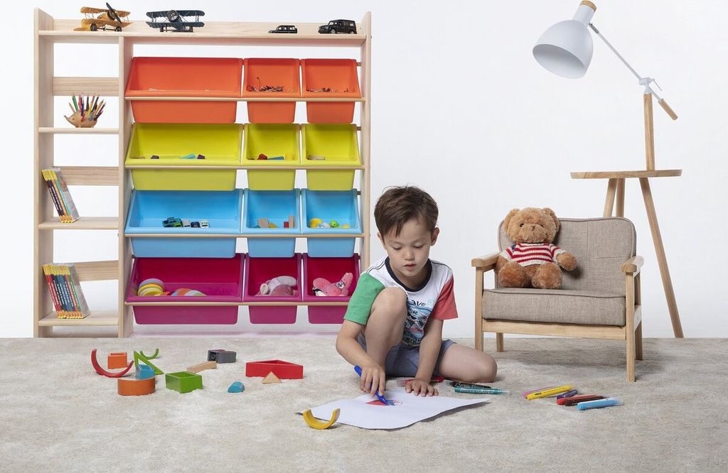 WonderMind© Montessori-Kinderbücherregal und Produktbild 4