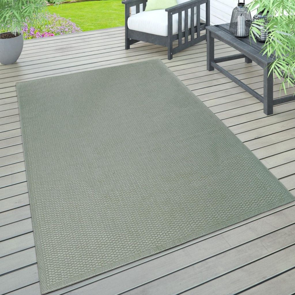 Outdoor Teppich wetterfest Garten & Terrasse flachgewebt Produktbild 