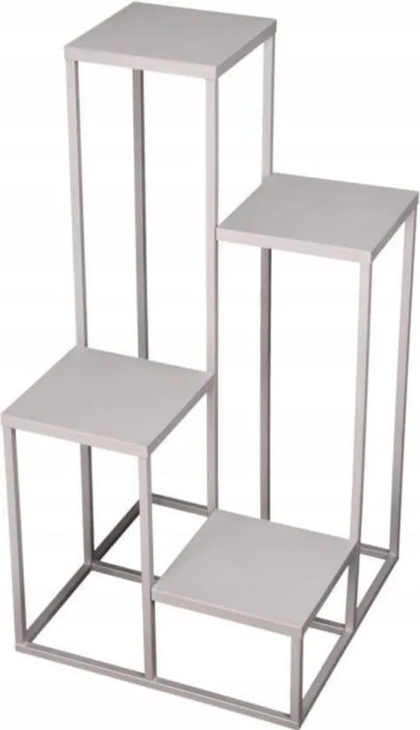 Porte-fleurs moderne Loft ARGENT 069/K-12-4K-75S pour salon design
