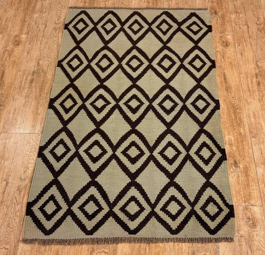 Teppich KELIM ORIGINAL | Farbe: Multi; Größe: 87x140 cm | strapazierfähig und leicht zu reinigen | Wohnzimmer | Schlafzimmer