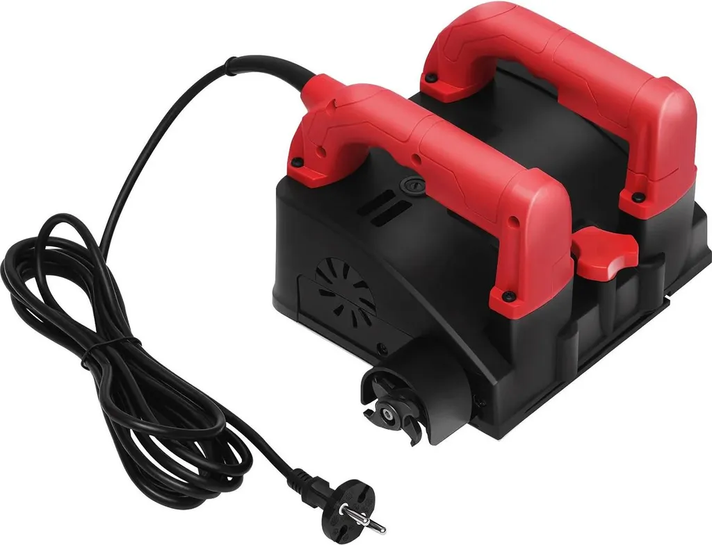 Rainureuse rouge sans poussière à profondeur de coupe personnalisable