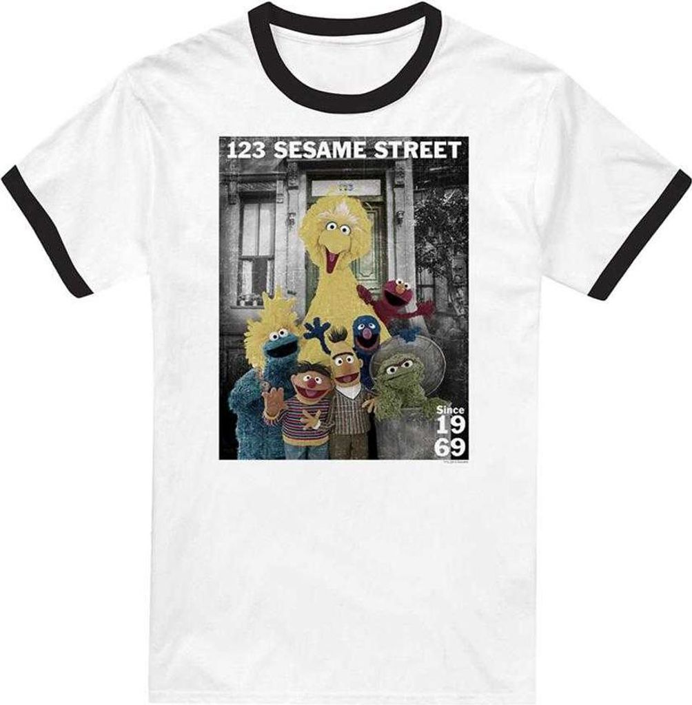 Sesame Street - "Best Address" T-Shirt für Herren/Damen Uni TV28348 (S) (Weiß)