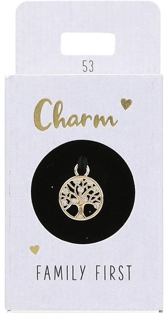 Versilberte o. Vergoldete Charms -Anhänger für Creolen- Nr.53 - Baum