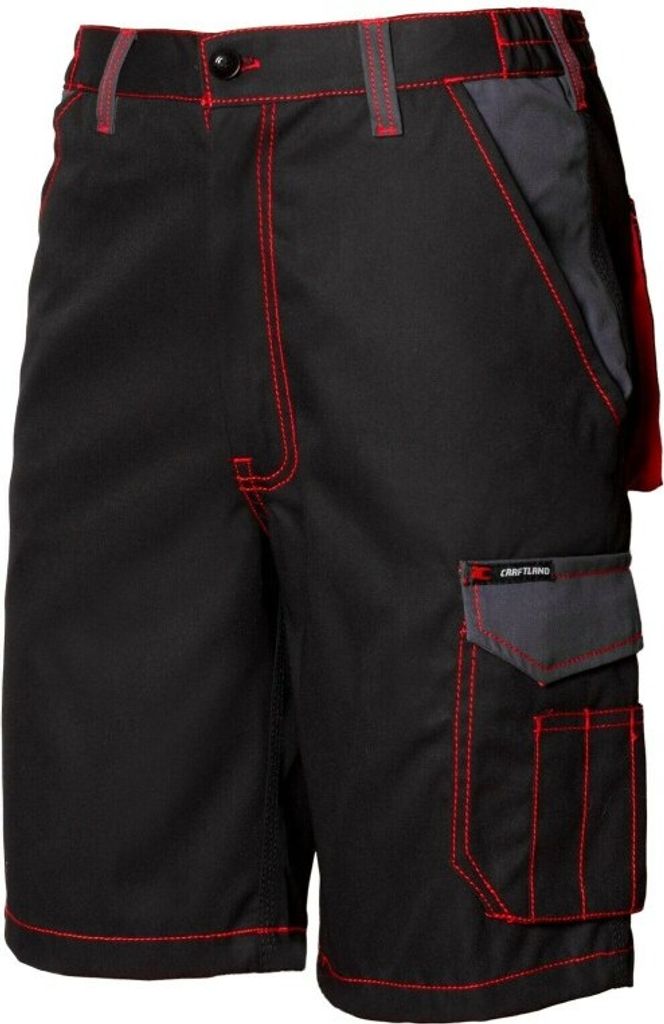 Arbeitshose Kurze Hose Shorts Arbeitsshorts Bermuda Berufsbekleidung CRAFTLAND schwarz 44