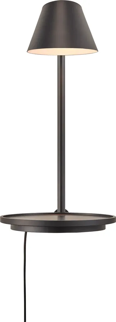 Applique Stay TM Long Noire Douille E27 - Luminaire Mural Intérieur