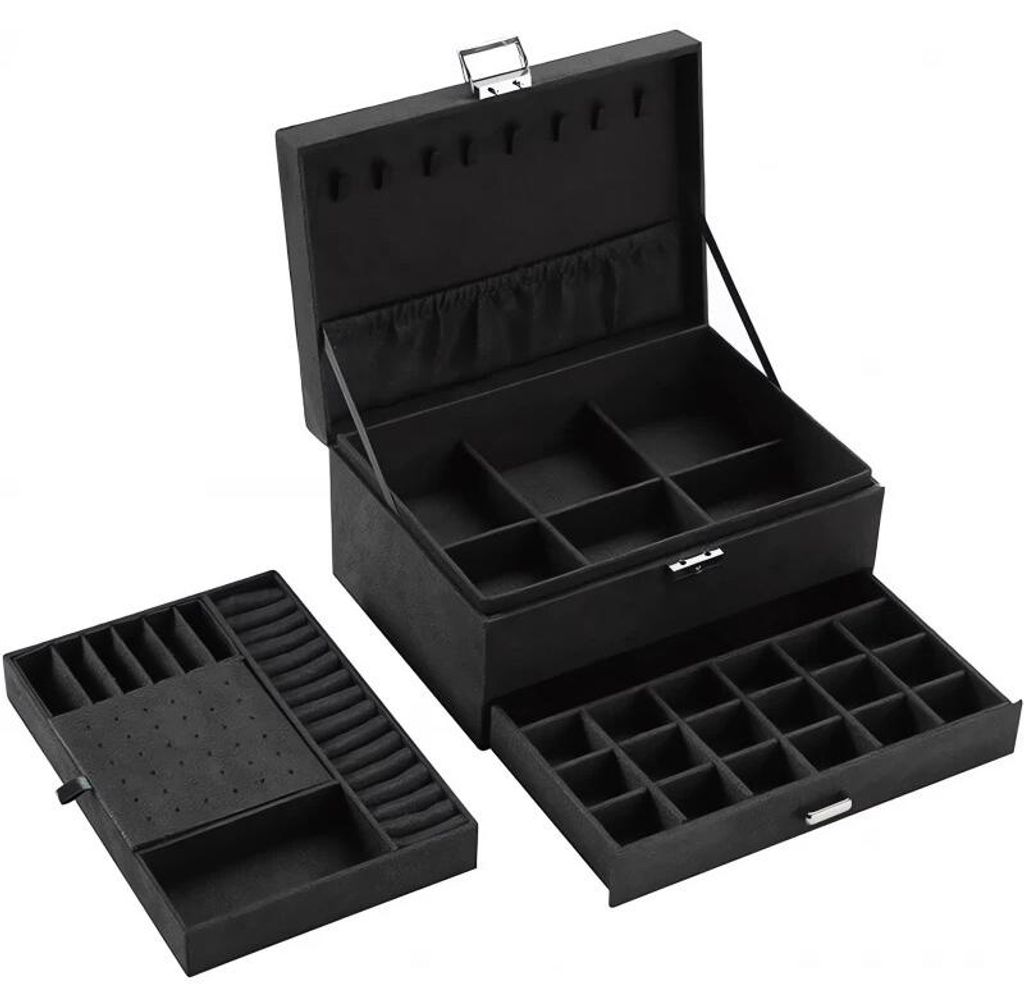 Soulima 22262 Schmuckschachtel, Organizer für Modeschmuck, Produktbild 
