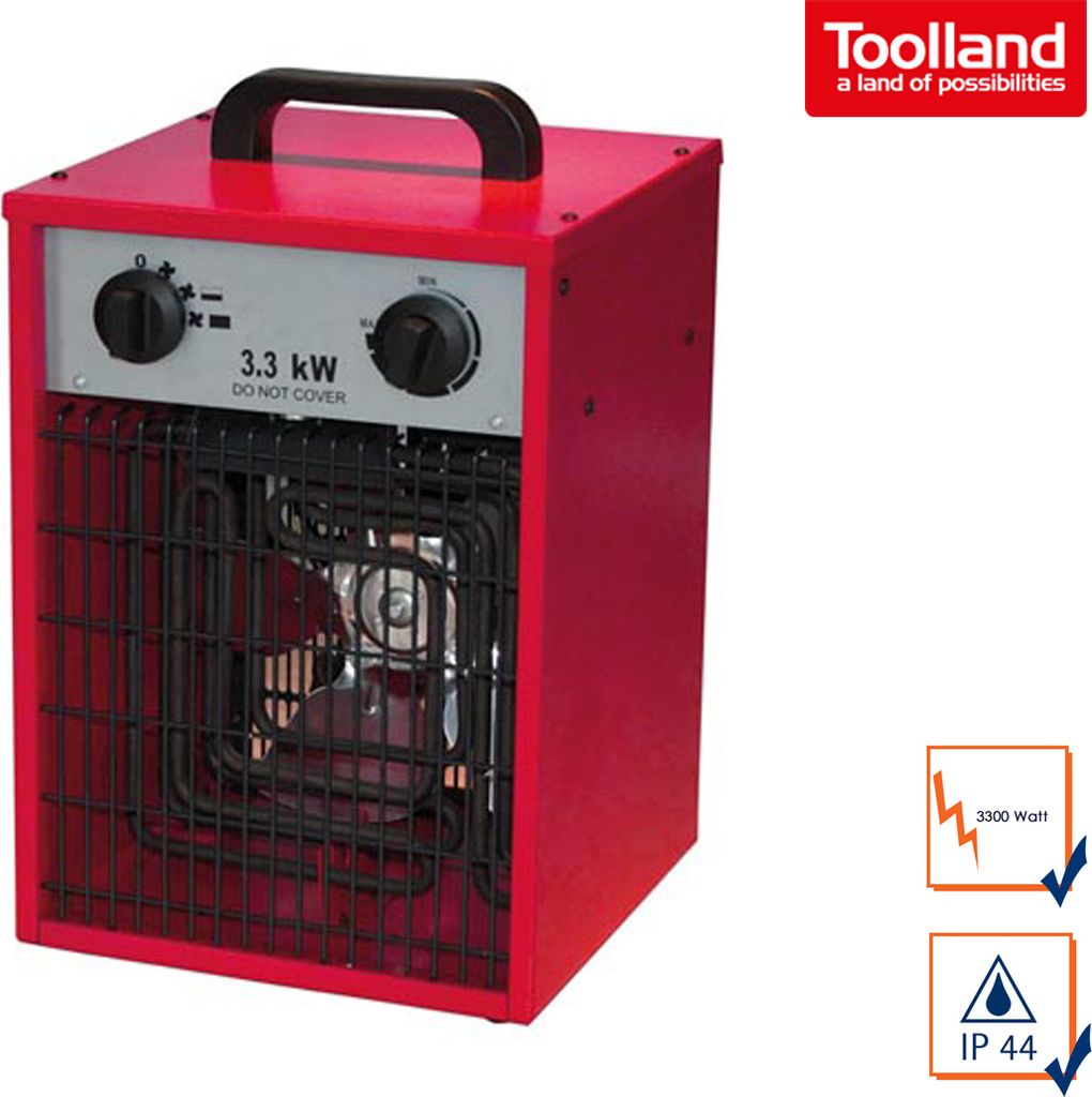 Velleman BAUHEIZER - 3300 W - IP X4 Produktbild 