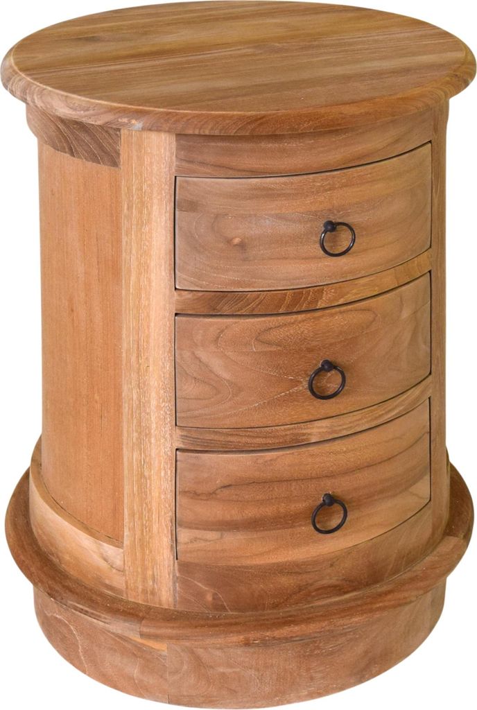 Commode Burgsvik en teck massif résistant aux intempéries Image du produit 