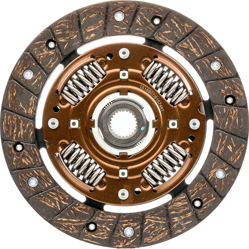 RIDEX 262C0009 Kupplungsscheibe 190mm für VW GOLF III (1H1) 24-Zähne