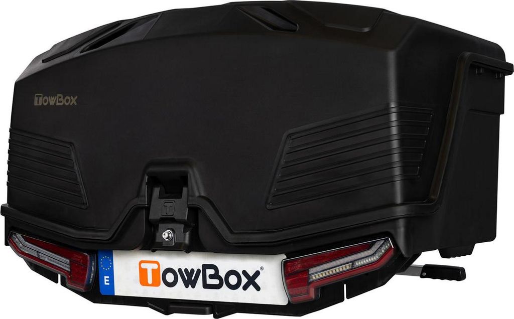 Towbox Alpha Urban Black - Anhängerkupplungs-Gepäckbox Produktbild 