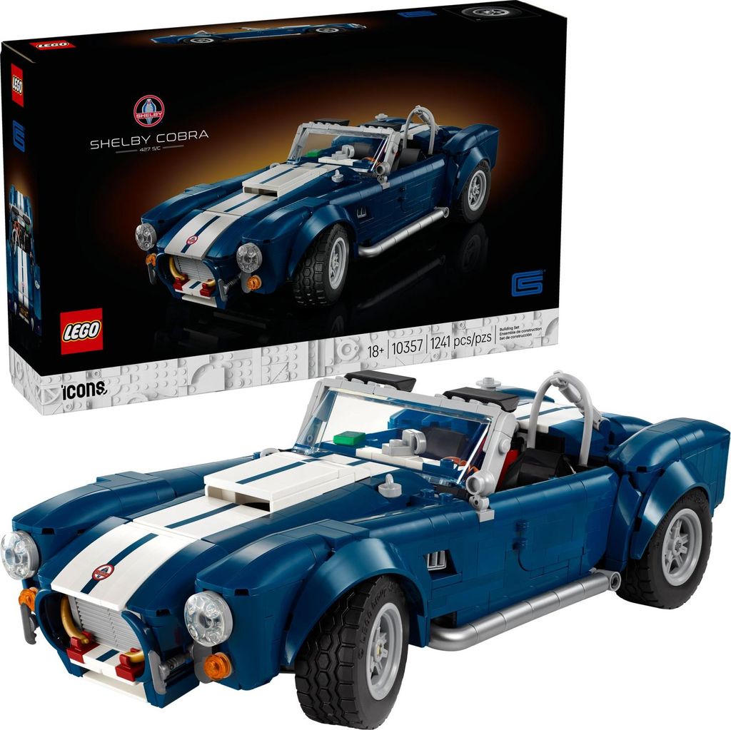 LEGO ICONS Shelby Cobra 427 S/C, Zestaw do budowania, 18 Zdjęcie produktu 