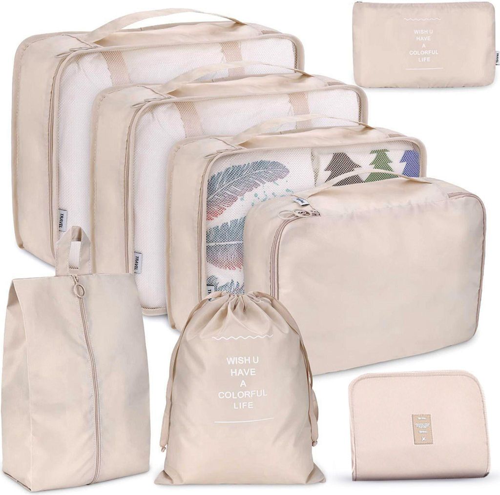 Aufbewahrungstaschen 8-teiliges Set Reise-Organizer Produktbild 