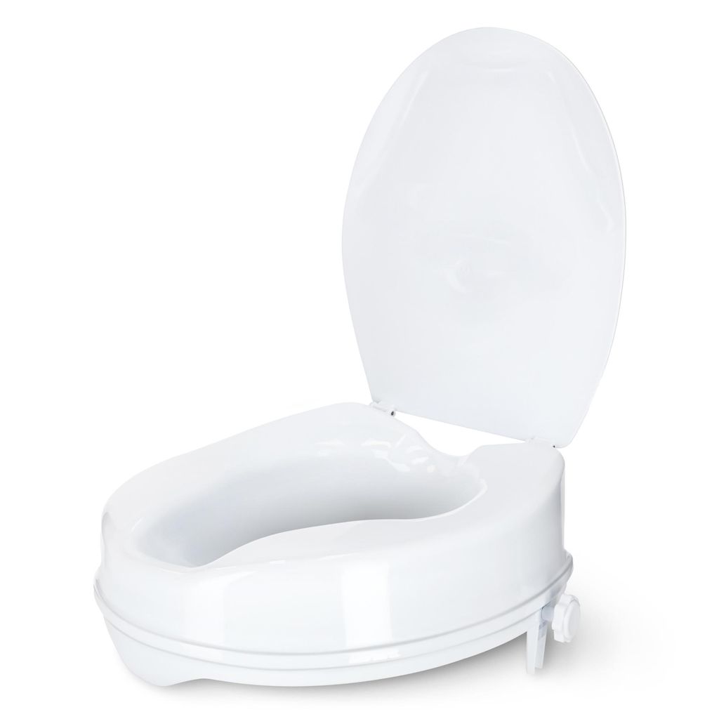 4FIZJO Toilettensitzerhöhung, 15 cm, mit Deckel, Produktbild 