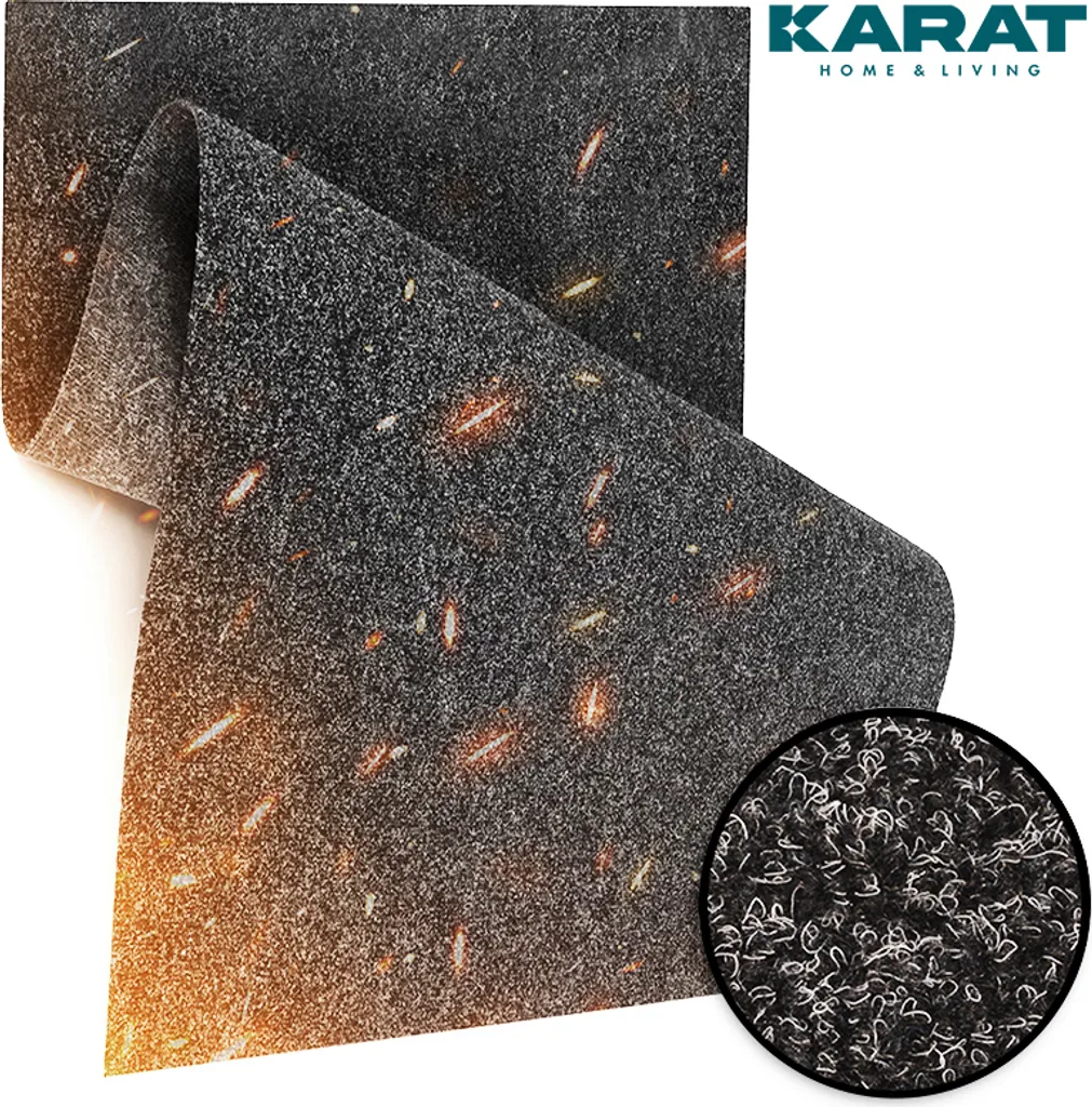 Tapis barbecue difficilement inflammable Dalton sécurité 100x300cm