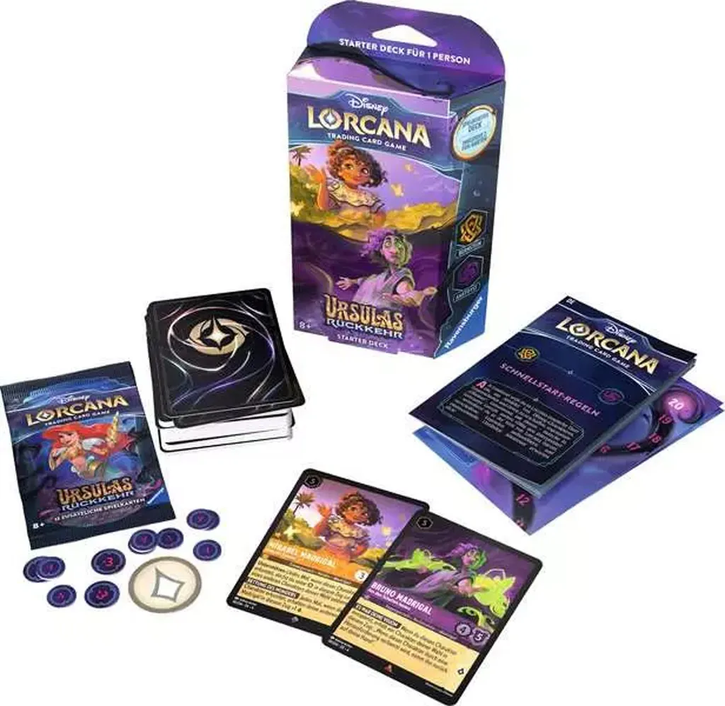 Lorcana 4 Starter Deck Pack Complet pour Apprendre et Jouer sans Attendre