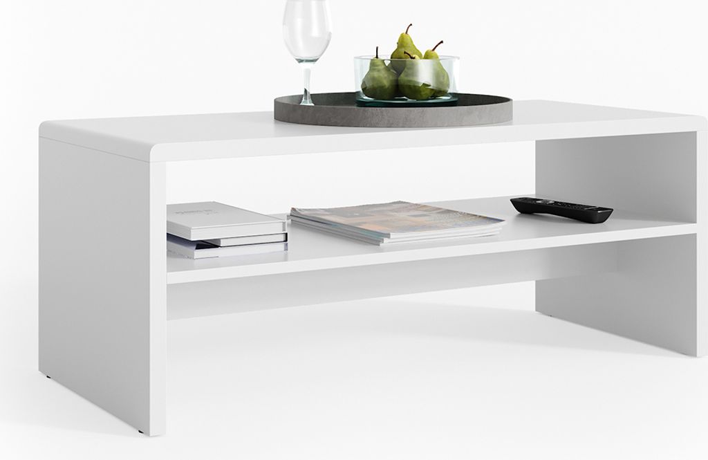 Vicco Couchtisch , 99.6 x 39.8 cm, Weiß Produktbild 7