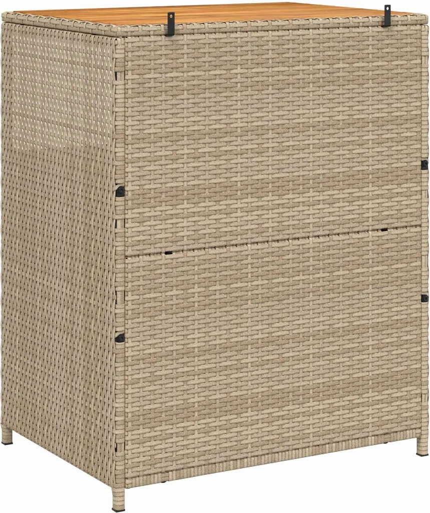 Armadio Outdoor vidaXL 70x50x87 cm | Acciaio e Rattan Sintetico - 7