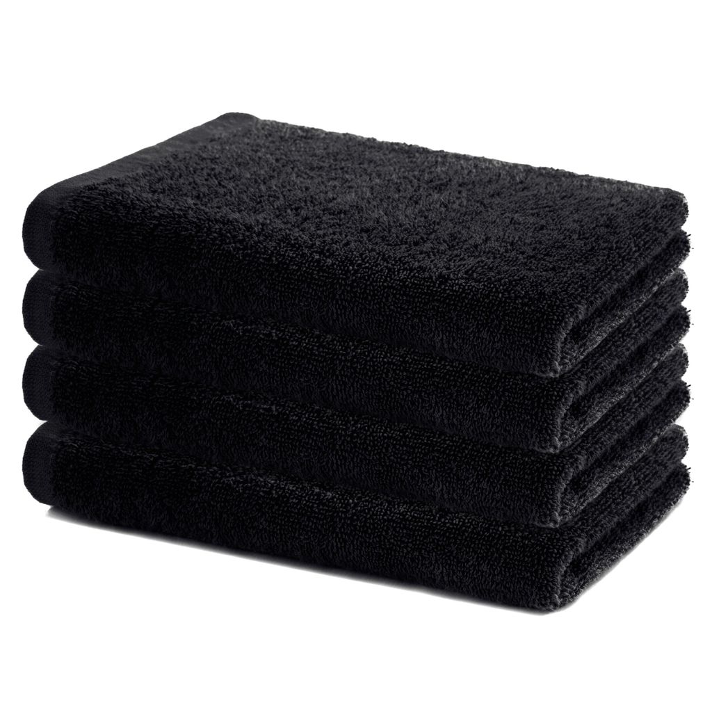Lavea Sydney 4er Handtücher Set, Handtuch Baumwolle, Frottee Fitness-Handtuch, 100% Baumwolle, 60 °C waschbar, Frottee, 4 Stück, 40 x 70 cm, S...