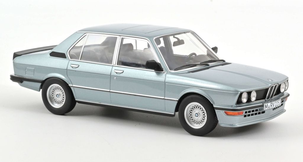 Norev 183269 BMW M535i E12 1980 blau metallic 1:18 Produktbild 