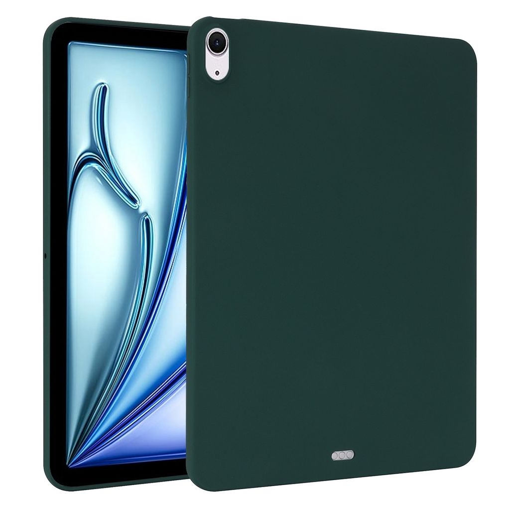 Für Apple iPad Air 11 Zoll 2025 / 2024 TPU Silikon Hülle Tablet Case Ultra dünn Cover Dunkelgrün